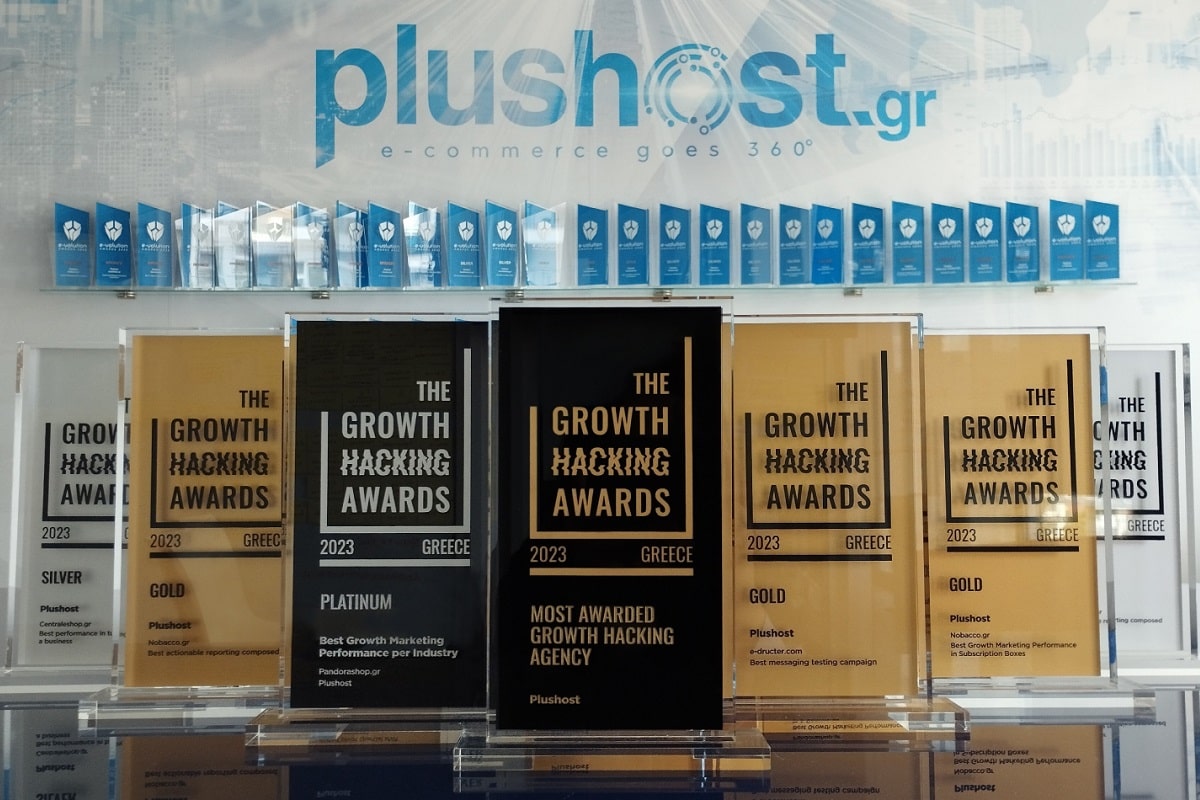 Η Τρικαλινή Plushost είναι το πιο πολυβραβευμένο Growth Hacking Agency για το 2023