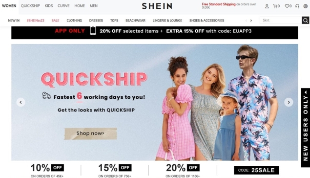 Η Shein προχωρά στο άνοιγμα 30 νέων pop-up φυσικών καταστημάτων