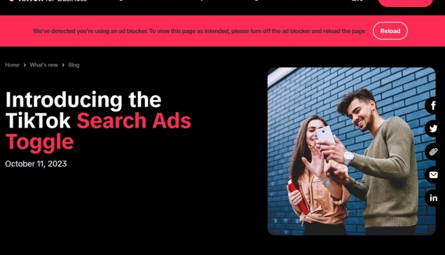 Το TikTok ξεκινά τη διάθεση του Search Ads Toggle για διαφημίσεις στην αναζήτηση 