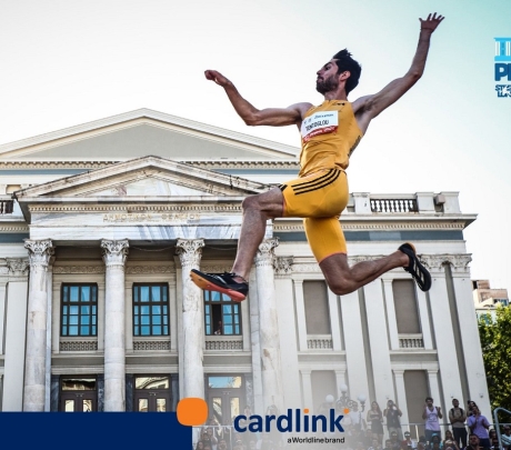 Η Cardlink ήταν για δεύτερη συνεχή χρονιά χορηγός του Piraeus Street Long Jump