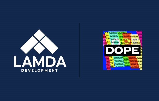 Το νέο website της Lamda Development από την DOPE