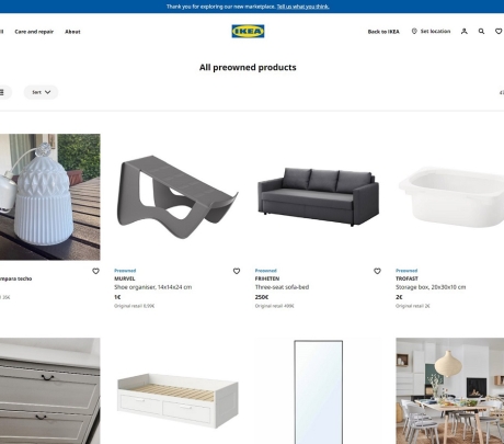 Η IKEA λανσάρει marketplace μεταχειρισμένων επίπλων