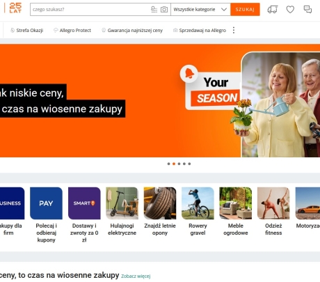 Το πολωνικό markeplace Allegro είναι σε διαρκή ανάπτυξη