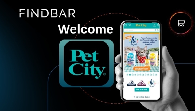 Τα Pet City επιλέγουν το Findbar για αναβάθμιση της on-site αναζήτησης