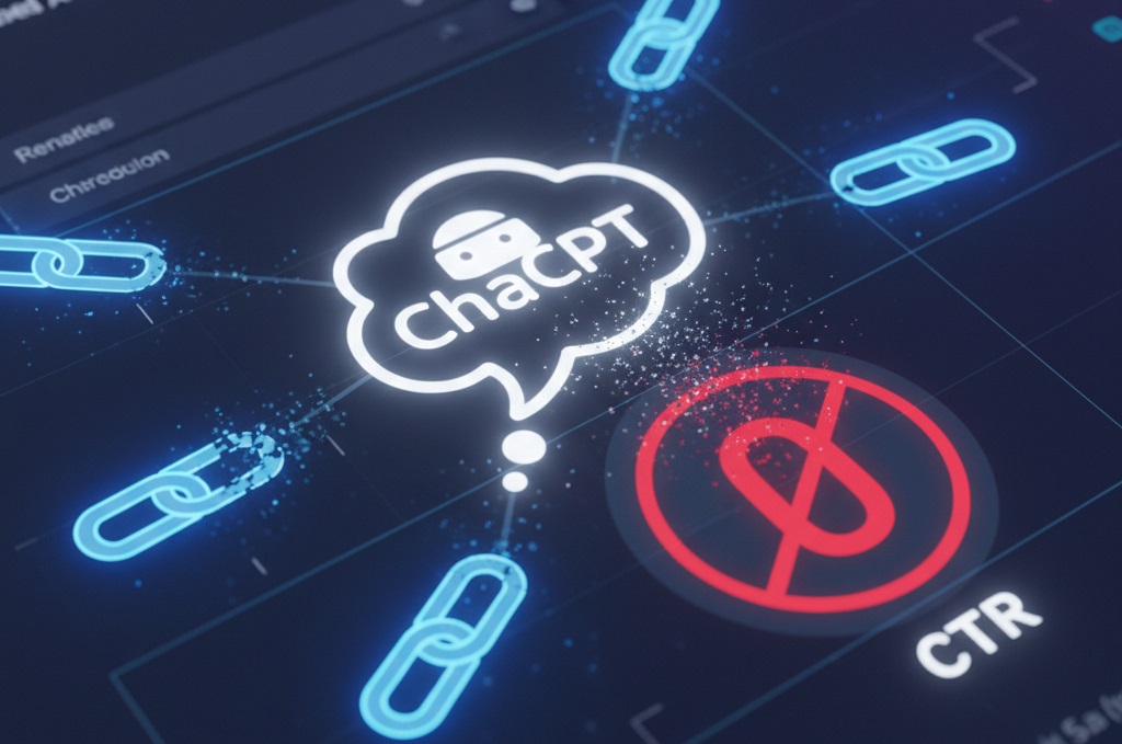 Οι σύνδεσμοι στο ChatGPT έχουν σχεδόν 0% CTR!