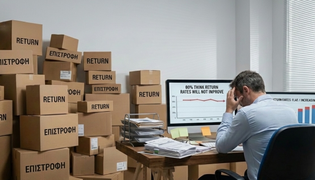 Το 80% των online εμπόρων πιστεύουν ότι τα ποσοστά επιστροφών δεν θα βελτιωθούν