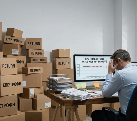 Το 80% των online εμπόρων πιστεύουν ότι τα ποσοστά επιστροφών δεν θα βελτιωθούν