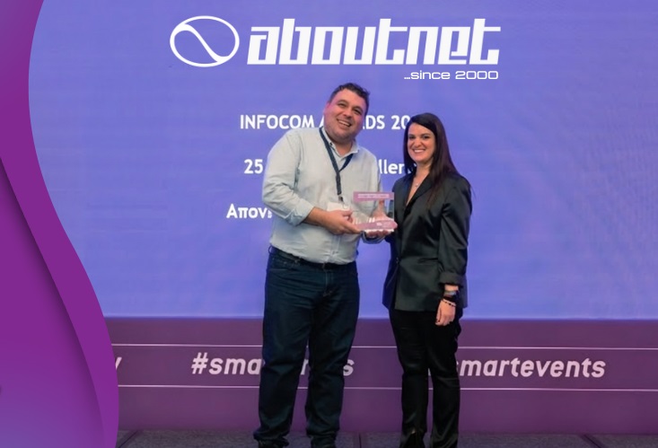 Η Aboutnet τιμήθηκε με το βραβείο '25 Years of Excellence' στο 27ο InfoCom World