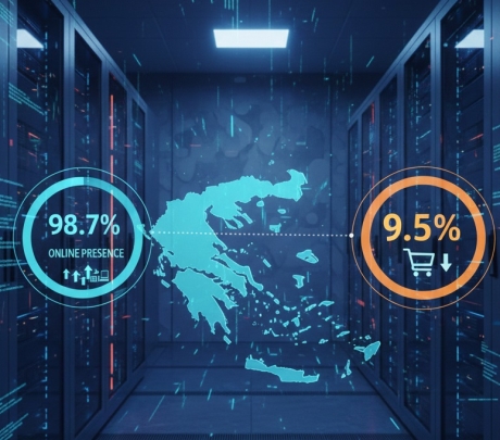 Μόλις στο 9,5% ο online τζίρος των ελληνικών επιχειρήσεων