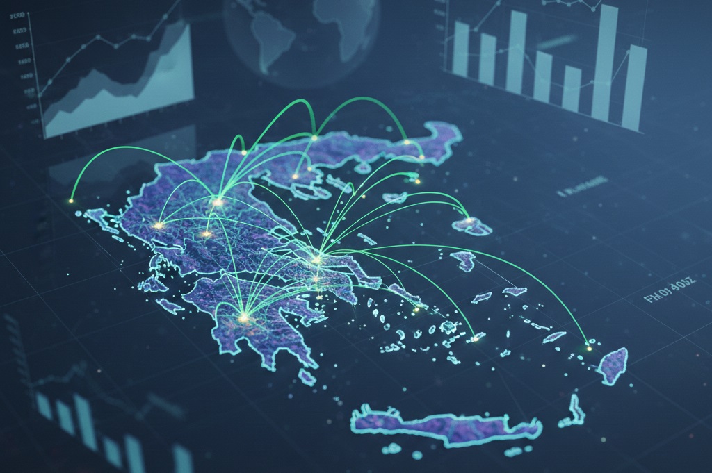 Στην κορυφή των αναπτυσσόμενων κόμβων οπτικής ίνας η Ελλάδα