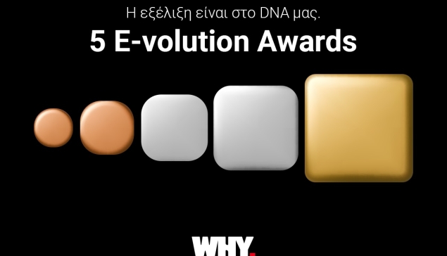 5 διακρίσεις για τη WHY στα E-volution Awards 2026