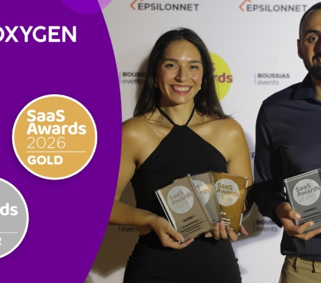 Η Oxygen κέρδισε 6 βραβεία στα Cloud Computing & SaaS Awards 2026