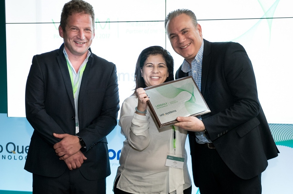 Η Uni Systems βραβεύεται ως Best VCSP Partner 2018 από τη Veeam