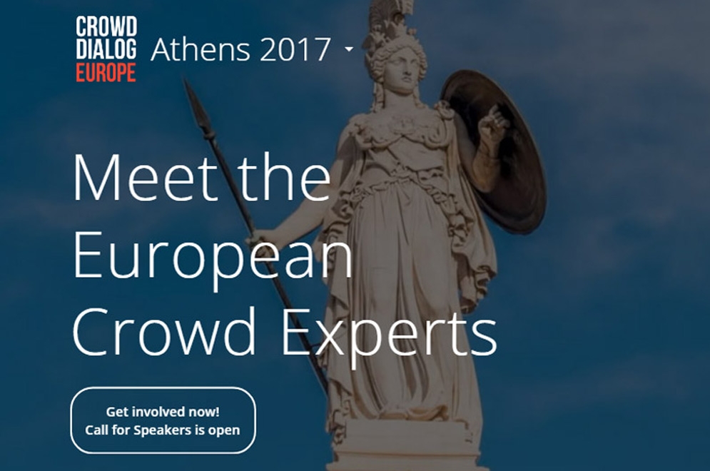 To Crowd Dialog Europe 2017 φέτος στην Αθήνα!