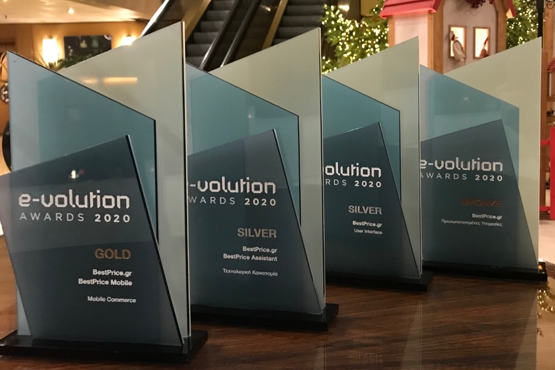 BestPrice.gr: Τέσσερα βραβεία στα e-volution awards 2020