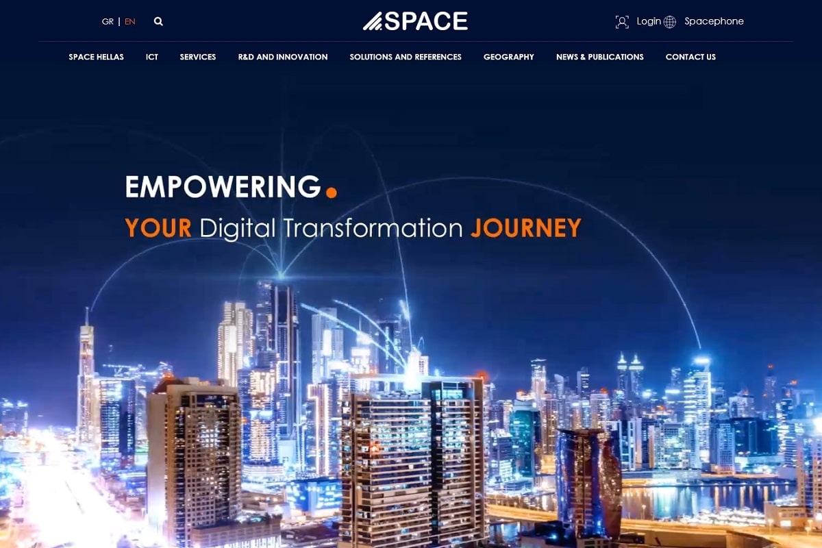 Η νέα ψηφιακή εταιρική ταυτότητα της Space Hellas από τη Generation Y