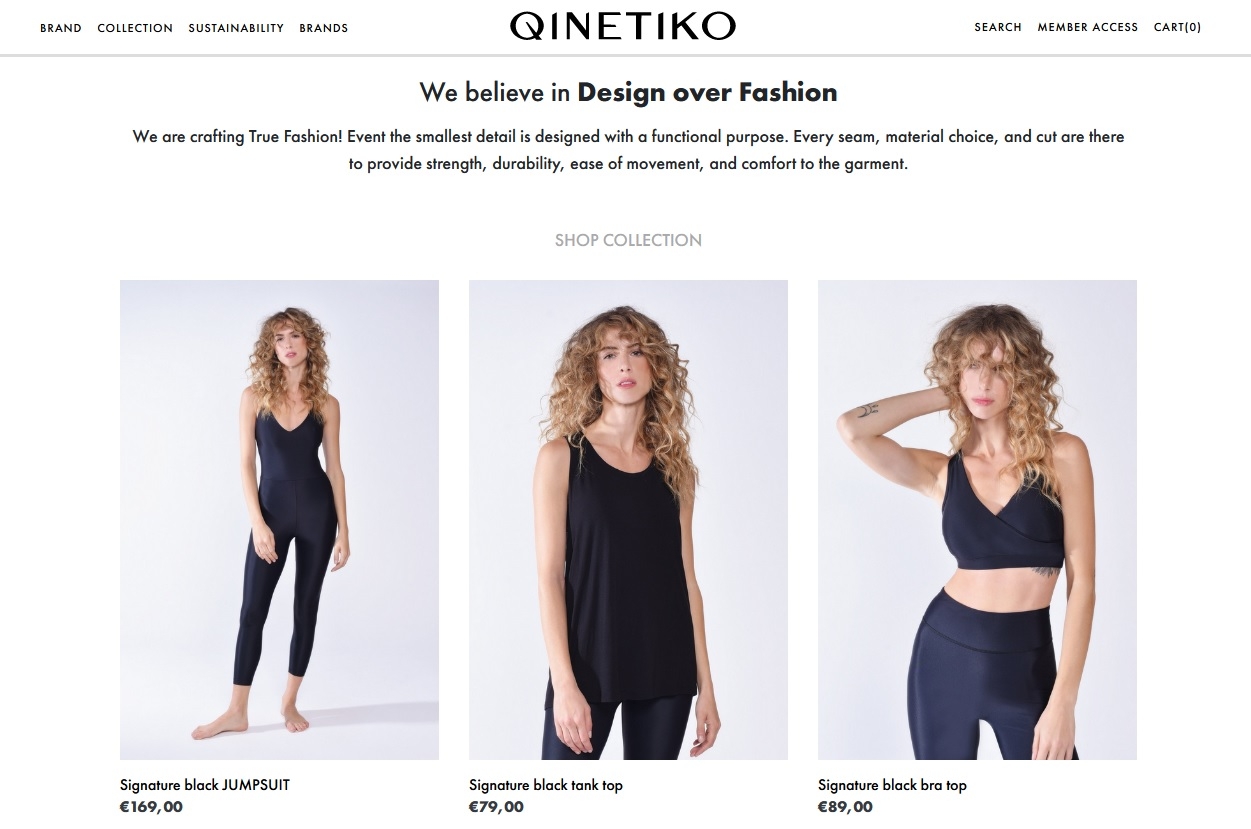 Στη Forestview η e-commerce ανάπτυξη του premium athleisure brand Qinetiko